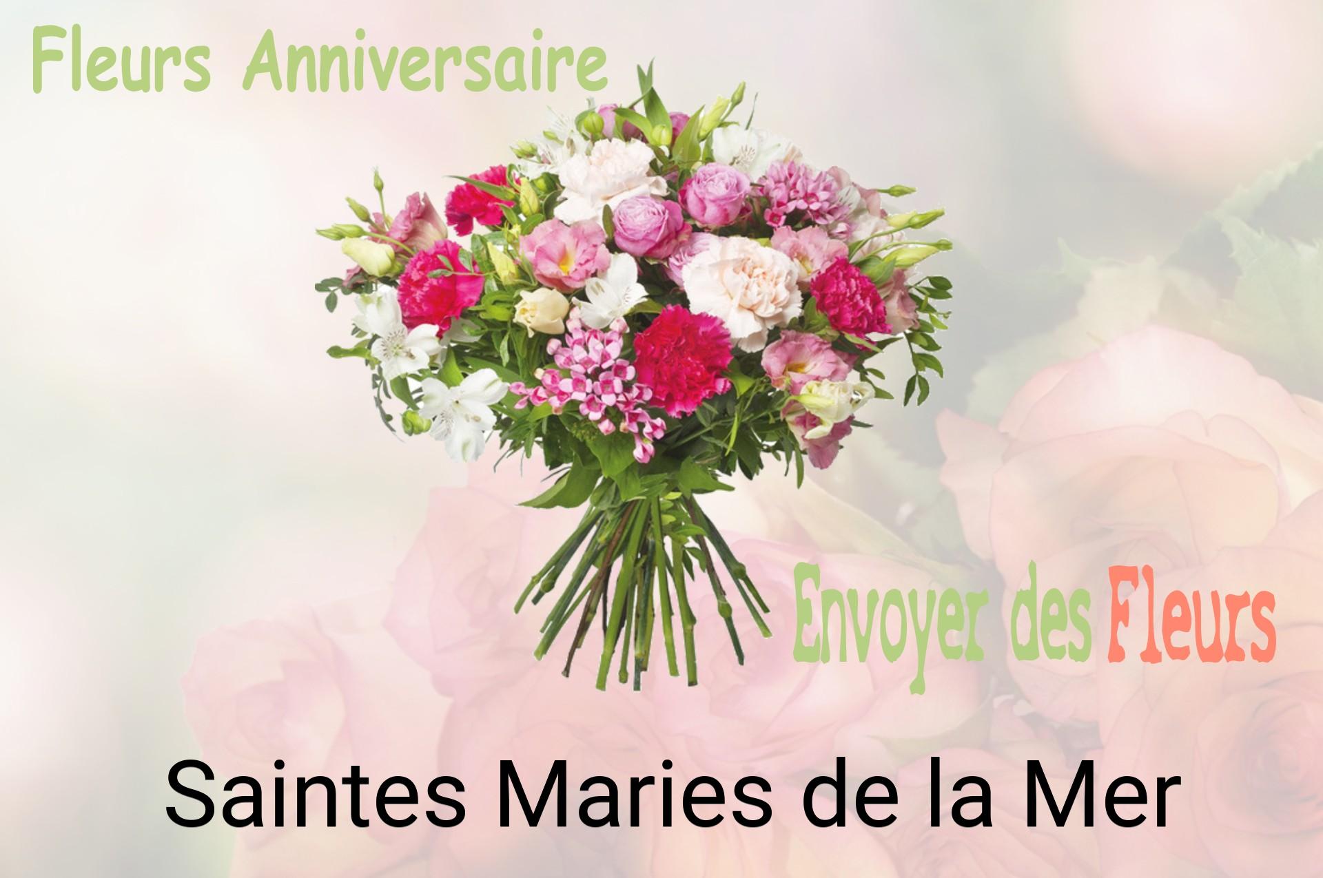 Bouquet de fleurs d’anniversaire livré à Saintes-Maries-de-la-Mer