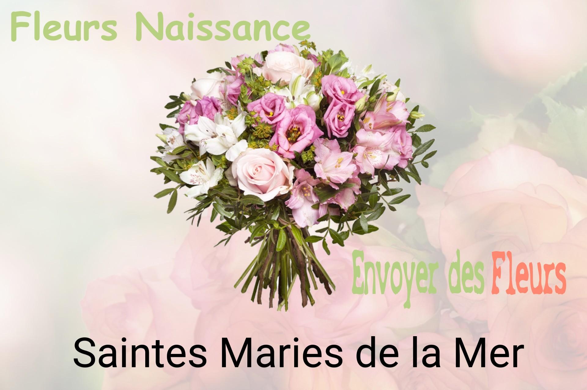 Bouquet de fleurs de naissance livré à Saintes-Maries-de-la-Mer