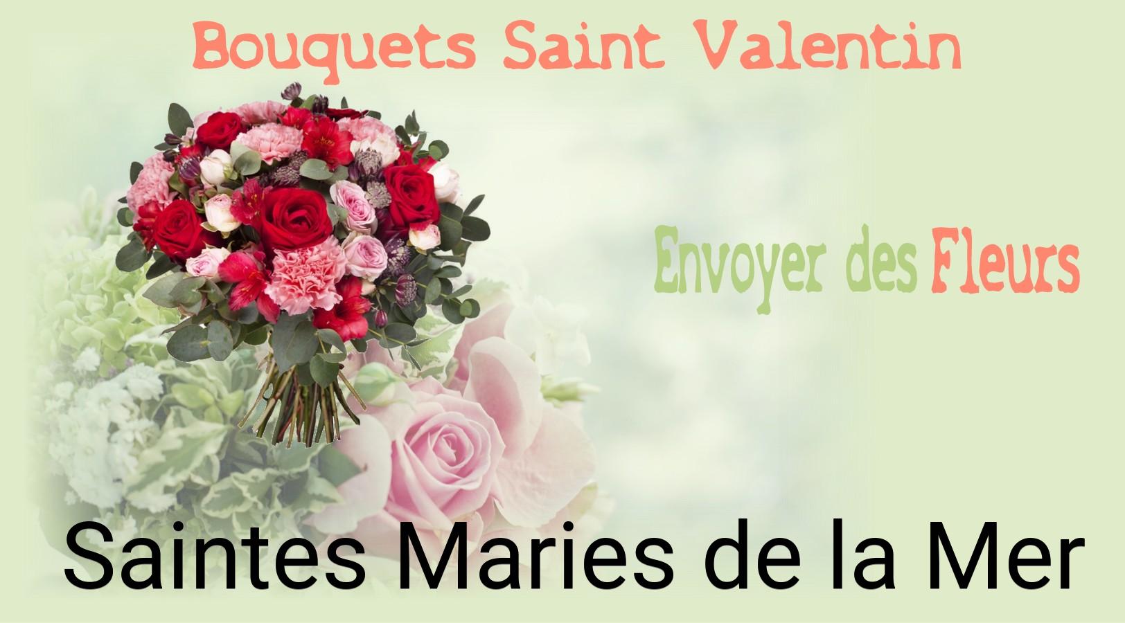 Roses de Saint-Valentin livrées à Saintes-Maries-de-la-Mer